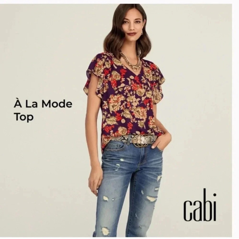 Cabi A La Mode short sleeve blouse-like new size s